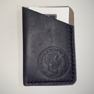 Kealopiko Kalakaua Leather Card Holder